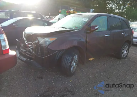 2009 Acura Mdx Technology Package z USA, uszkodzony, nr VIN 2HNYD28429H534176